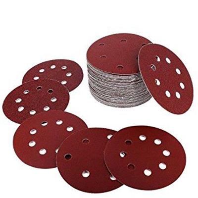 Lot de 100 disques abrasifs pour ponceuse excentrique 125 mm