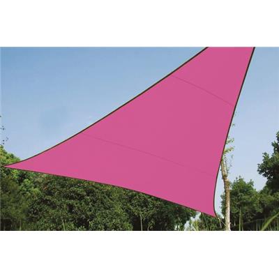 Voile d'ombrage triangulaire 3.6 x 3.6 x 3.6m fuchsia