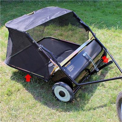 Balayeuse feuilles et gazon pour tracteur tondeuse et quad 120 cm