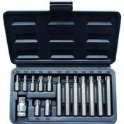 Coffret de 14 embouts de vissage en Torx longs T20  T55