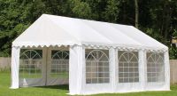 Tente de reception 4 x 6 m blanc en PVC 480g/m2 chapiteau barnum