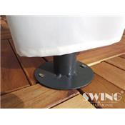 Tonnelle de jardin Swing & Harmonie® ronde anthracite