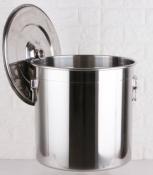 Marmite cuve de brassage en inox avec couvercle faitout 98 litres