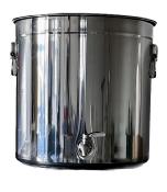 Cuve marmite de brassage inox avec robinet acier 50 litres