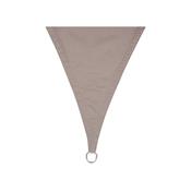 Voile d'ombrage triangulaire 3.6 x 3.6 x 3.6m taupe