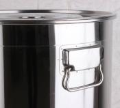 Marmite cuve de brassage en inox avec couvercle faitout 98 litres