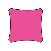 Voile solaire carré 3.6 x 3.6m fuschia