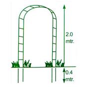 Arceau de treillage pour rosier ou plantes grimpantes